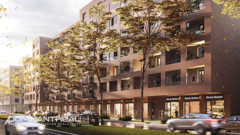 REZERVOVANÉ !!!  prenájom - lukratívny obchodný priestor 59,36m2 v projekte ZWIRN 3