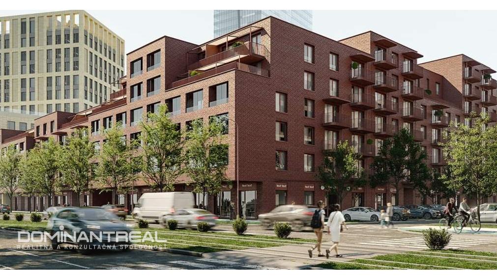 PRENAJATÉ !!!!Lukratívny obchodný priestor 57,70 m2 s vonkajším PM v projekte ZWIRN 3