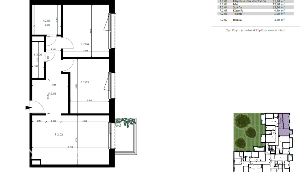 DOMINANT REAL - na predaj 3-izbový byt v projekte Teslova