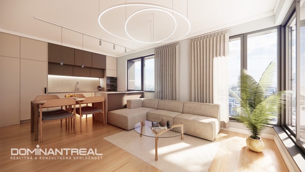 DOMINANT REAL - na predaj 2-izbový apartmán v projekte Teslova