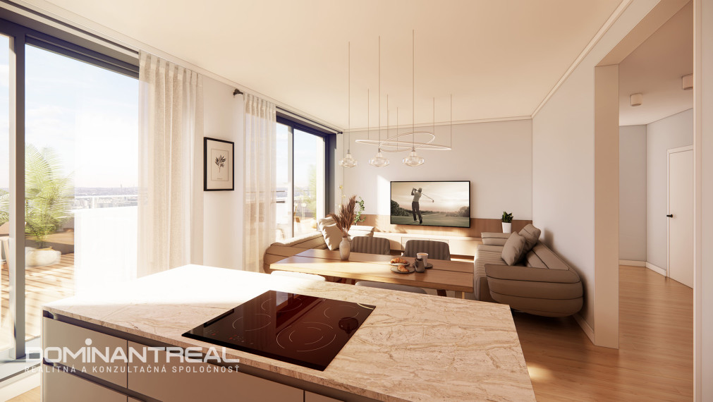 DOMINANT REAL - na predaj 3-izbový byt v projekte Teslova