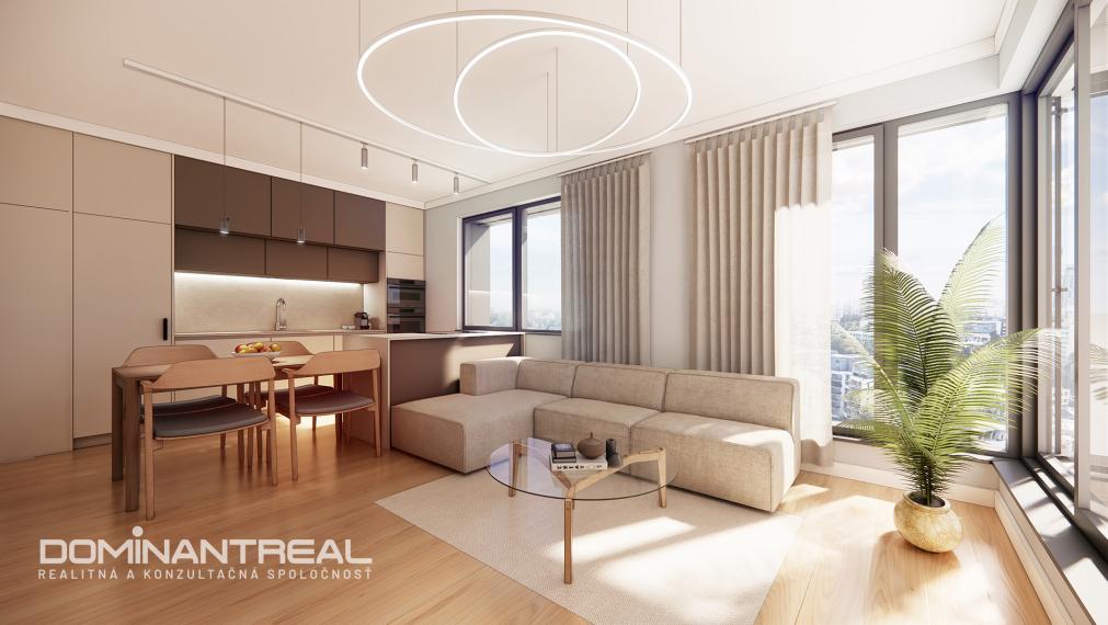 DOMINANT REAL - na predaj 3-izbový byt v projekte Teslova