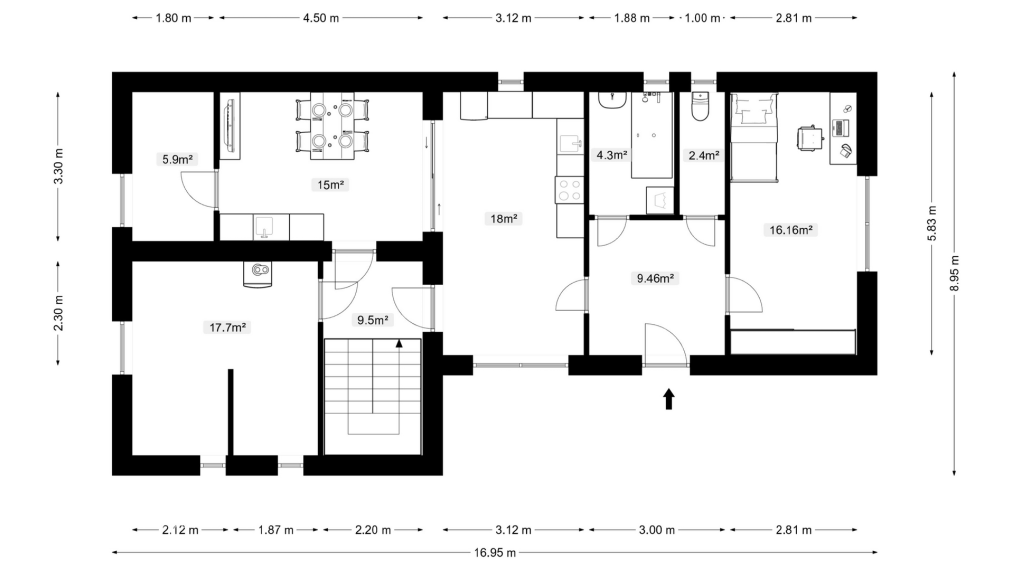 DOMINANT REAL - Priestranný rodinný dom s prístavbou a samostatným bytom – Rusovce