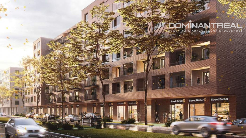 REZERVOVANÉ !!!  prenájom - lukratívny obchodný priestor 59,36m2 v projekte ZWIRN 3