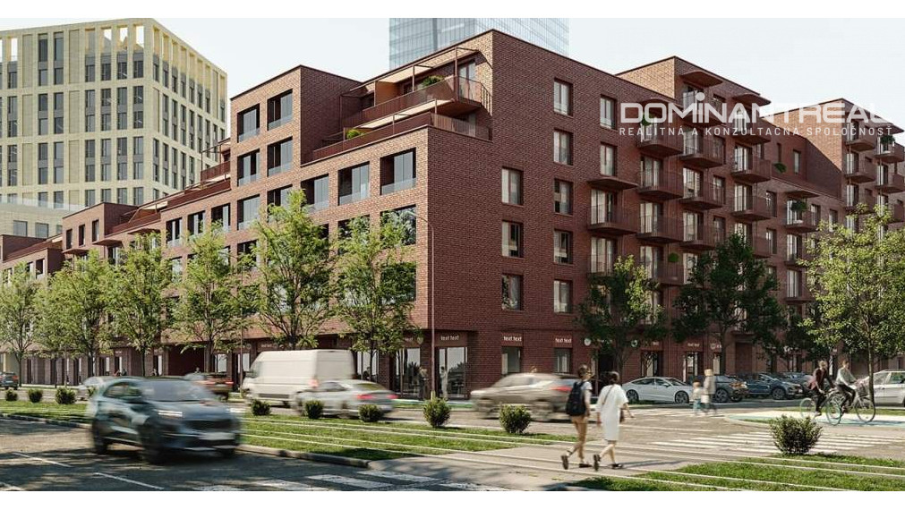 PRENAJATÉ !!!!Lukratívny obchodný priestor 57,70 m2 s vonkajším PM v projekte ZWIRN 3