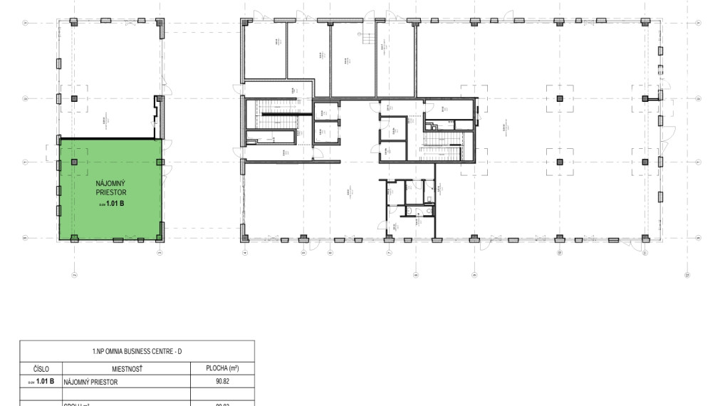 Predaj nebytového priestoru OBC Tomášikova