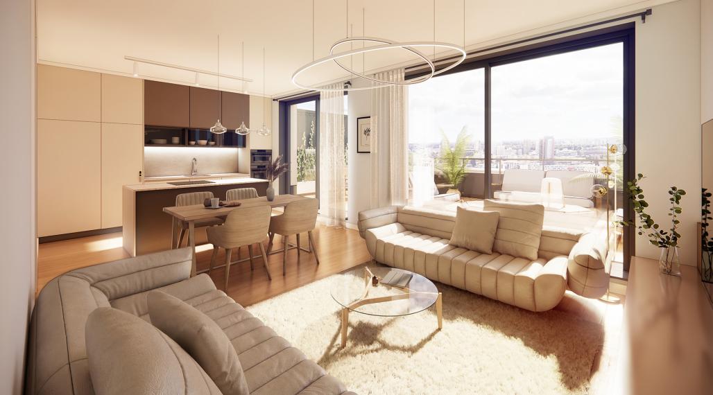 DOMINANT REAL - na predaj 2-izbový apartmán v projekte Teslova