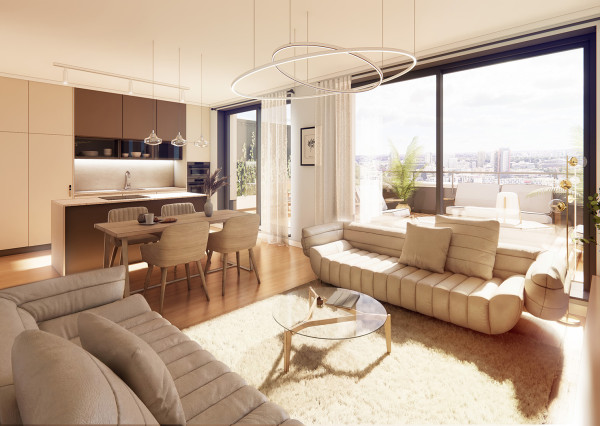 DOMINANT REAL - na predaj 2-izbový apartmán v projekte Teslova