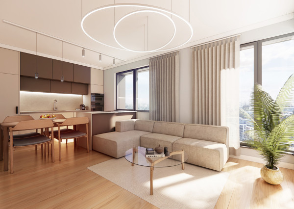 DOMINANT REAL - na predaj 2-izbový apartmán v projekte Teslova