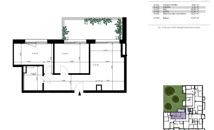 DOMINANT REAL - na predaj 2-izbový apartmán v projekte Teslova - fotografia 1
